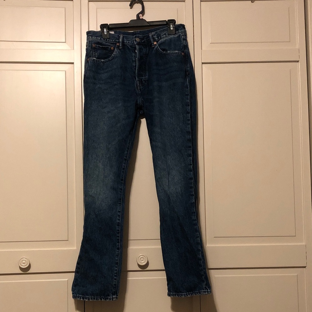 Classic Blue Gap button fly Jeans